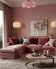 Миниатюра фото потолочная люстра inodesign hiskias pink 44.2155 | 220svet.ru